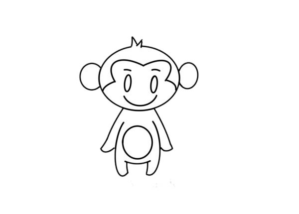 猴子怎么畫簡(jiǎn)單又好看又可愛(ài)-猴子簡(jiǎn)筆畫