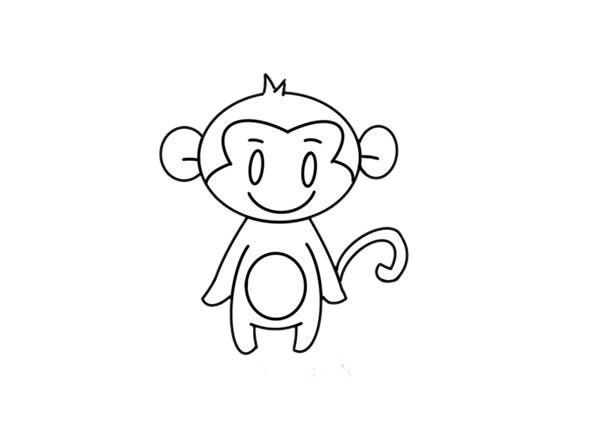 猴子怎么畫簡(jiǎn)單又好看又可愛(ài)-猴子簡(jiǎn)筆畫