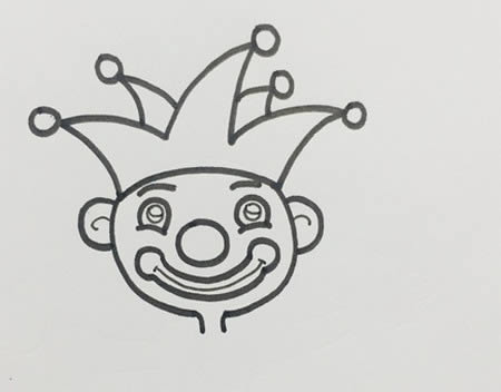 雜技怎么畫簡(jiǎn)單又漂亮-小丑雜技表演簡(jiǎn)筆畫步驟圖解教程