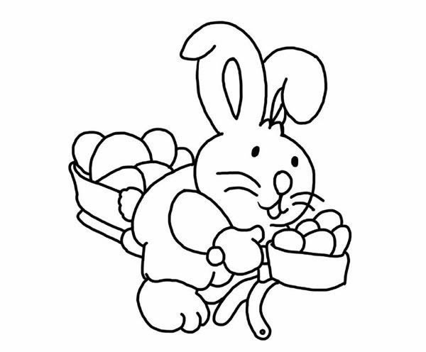 小白兔簡(jiǎn)筆畫(huà)簡(jiǎn)單又漂亮_騎自行車(chē)的卡通兔子簡(jiǎn)筆畫(huà)步驟圖