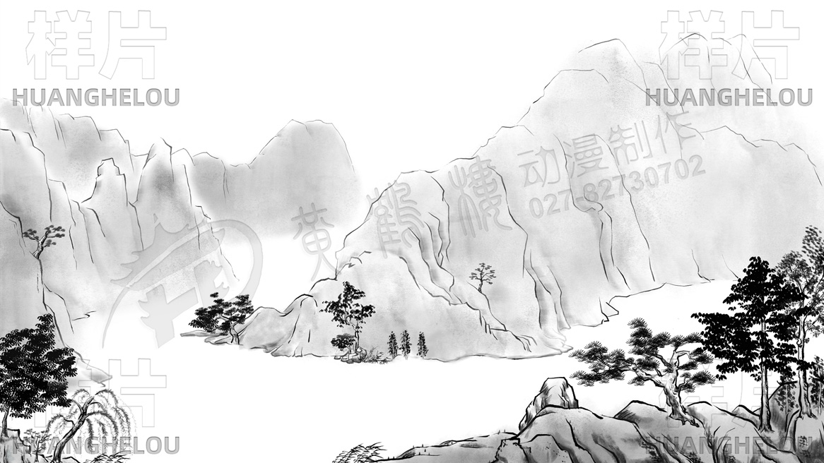 《高山流水，叢山峻嶺》 水墨畫(huà)動(dòng)畫(huà)制作設(shè)計(jì)草稿.jpg