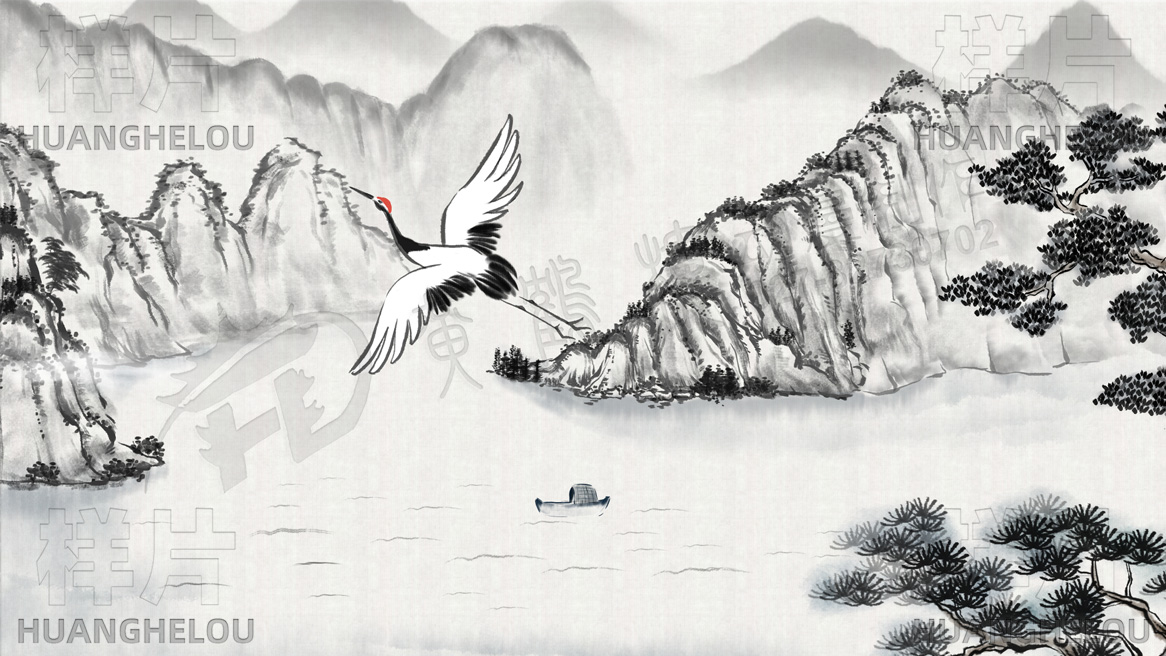 《高山流水，叢山峻嶺》 水墨畫(huà)動(dòng)畫(huà)制作場(chǎng)景設(shè)計(jì)效果圖.jpg