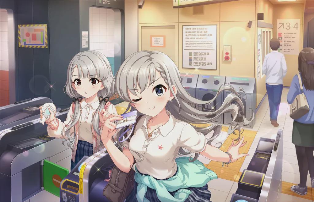 動漫美女圖片：久川姐妹