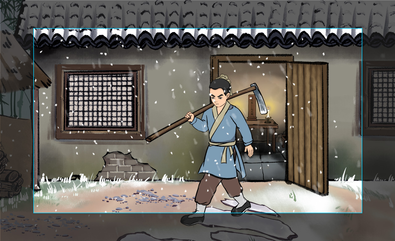 《拿上鋤頭推門(mén)而出上山找竹筍》孟宗哭竹動(dòng)畫(huà)制作.jpg